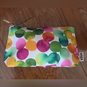 Clinique x Vera Colorful Dot Pattern Rectangular Make-Up Bag
